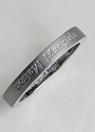 Кольцо maison margiela silver titanium