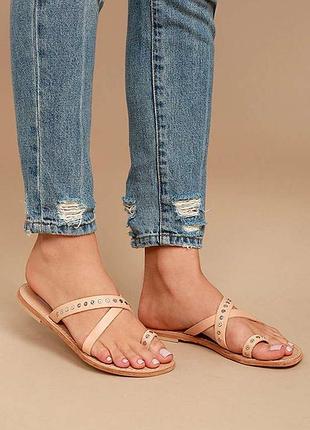 Шкіряні шльопанці steve madden, оригінал!