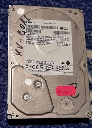 86% hdd 3.5 1 тб hitachi e7k1000 7200 62.8/83.5 жорсткий диск хітачі hde721010sla330