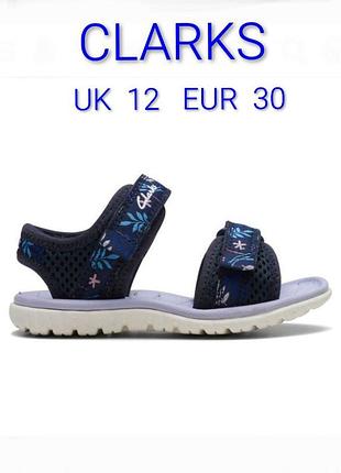 Босоножки бренда clarks made in india цветочный принт u9 12 eur 30