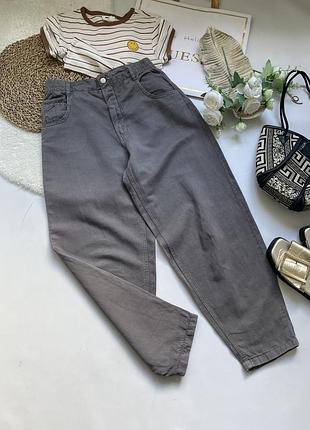 Сірі  джинси zara регуляр фіт жіночі