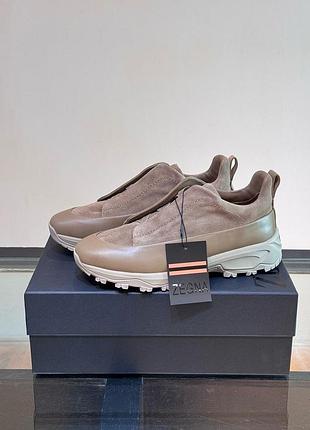 Чоловічі шкіряні кросівки zegna