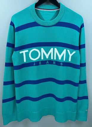Tommy hilfiger preppy чоловічий джемпер у смужку в стилі 90-х американський преппі олд мані стиль стилізація під вінтаж
