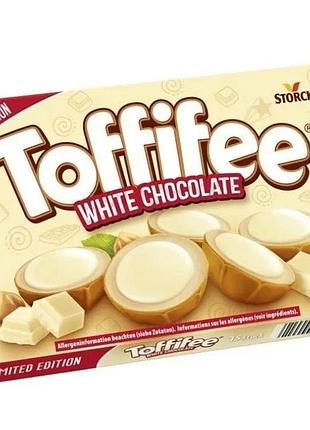 Конфеты toffifee white chocolate limited edition ирис с лесными орехом 125 г
