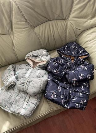 Дві зимові куртки за 600 грн