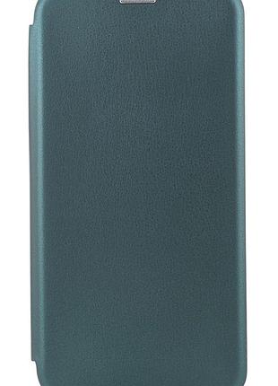 Чехол книжка premium для samsung galaxy a37 / a376 на магните с подставкой зеленый