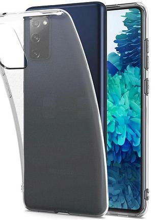 Tpu чохол epic transparent 1,5mm для samsung galaxy s20 fe безбарвний (прозорий)
