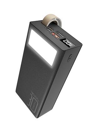 Универсальная мобильная батарея power bank ridea rp-d30l+ phoenix30+ pd/qc 3.0 20w digital display + lamp 30000 mah черный