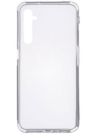 Tpu чехол epic transparent 1,5mm для realme 6 бесцветный (прозрачный)