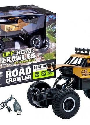 Автомобиль off-road crawler на р/у - car vs wild (золотой, аккум. 3.6v, металл. корпус, 1:20)