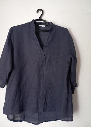 Лляна лiтня блуза сорочка l-xl