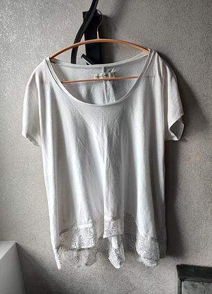 Біла футболка abercrombie & fitch m