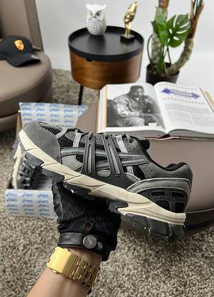 💎мужские кроссовки asics gel-sonoma 15-50 black grey beige