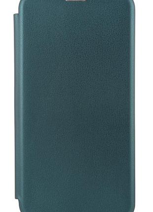 Чехол книжка premium для samsung galaxy a56 / a566 на магните с подставкой зеленый