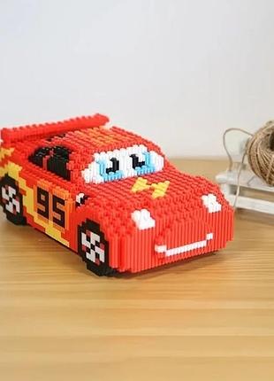 3d конструктор мікроблоки машинка блискавка маквін 24 см