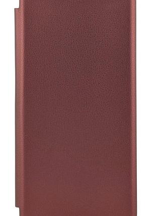 Чехол книжка premium для xiaomi redmi note 15 4g / 5g (164mm) на магните с подставкой бордовый