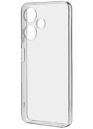 Чохол tpu transparent 1.5 мм із захистом камери для infinix hot 30 play, прозорий захисний кейс безбарвний