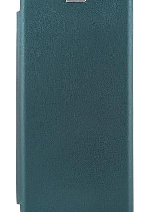 Чехол книжка premium для xiaomi redmi note 15 4g / 5g (164mm) на магните с подставкой зеленый