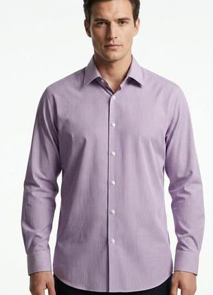 Мужская рубашка boss hugo boss | regular fit | размер 43 (xl)