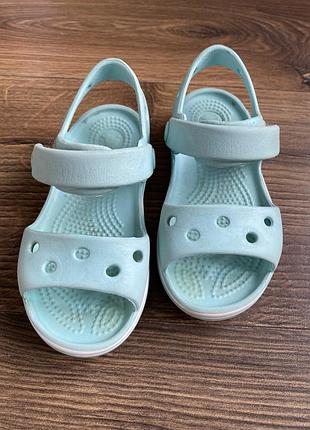 Crocs c8 (26 розмір ) бірюзового кольору