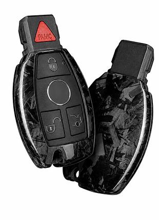 Карбоновый чехол для ключа mercedes-benz cls s-class c-class cla b-class gls vito eqb glc gla gle e-class a-class sprinter eqs