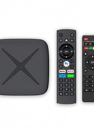 Смарт-тв-приставка медіаплеєр z10 atv 2/16 tv box + додатковий програмований пульт із можливістю керування телевізором
