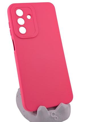 Чехол pro camera для samsung galaxy a26 / a266 бампер с микрофиброй розовый