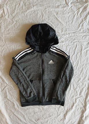 Детское зип-худи adidas оригинал спортивная кофта с капюшоном