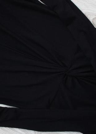 Чёрное платье с узлом hm4 фото