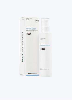 Зволожувальний крем для корекції кератозу та сухої шкіри тіла keratoderm innoaesthetics 200 мл