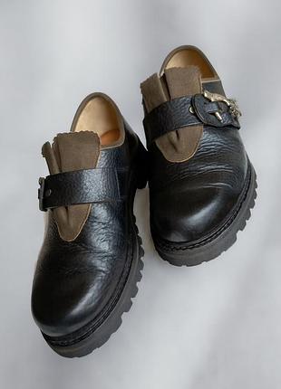 Элитные австрийские женские туфли dirndl + bua (attersee) стан идеал р. 39-40