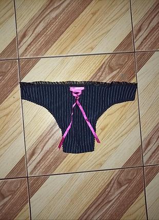 Трусики изысканные с шнуровкой
