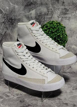 Женские высокие кеды nike blazer mid, 37,5/23,5 см