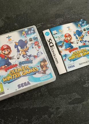 Картридж mario & sonic at the oplympic winter games (nintendo ds)