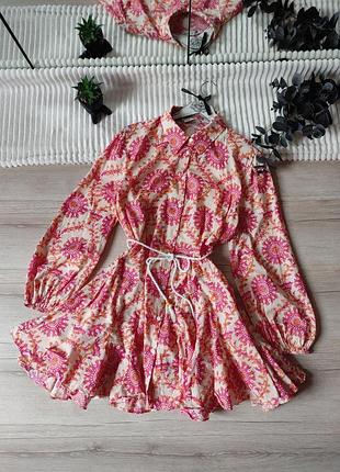 Бавовняна сукня zara p m-l