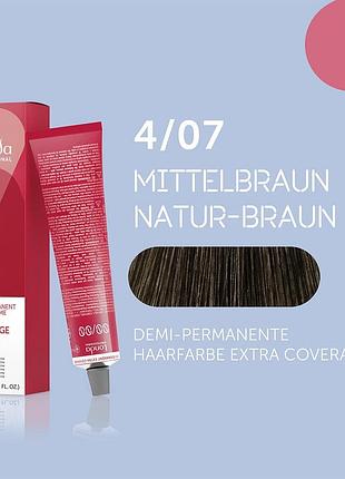 Краска без аммиака londa professional для седых волос extra coverage 4/07 cерёдный брюнет натурально-коричневый 60 мл