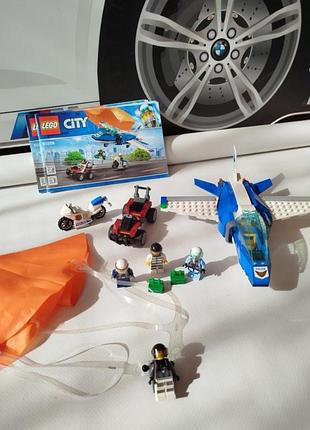 Lego city воздушная полиция: арест парашютиста 60208