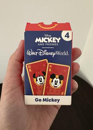 Гральні карти «міккі та друзі» (mickey and friends) від mcdonald's, випущені у 2023 році до 100-річчя disney