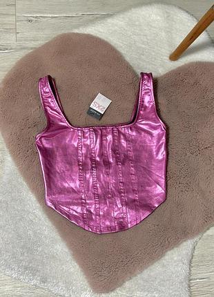 Корсетний металік топ від primark