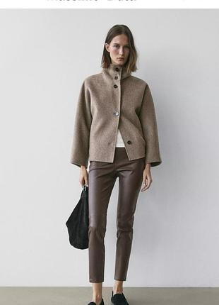 Шкіряні легінси massimo dutti