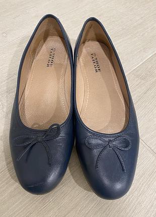 Шкіряні балетки the shoe tailor, розмір 40