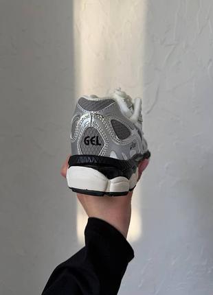 Asics gel nyc silver metallic
