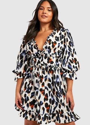 Жіноча легка сукня plus size ✨ вільна / комфортна / стильна