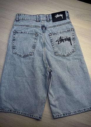 Stussy デニムショートパンツ ライトブルー Шорты джинсовые stussy | baggy denim shorts | light blue wash