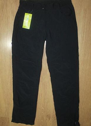 Жіночі трекінгові чорні штани tchibo active ecorepel m