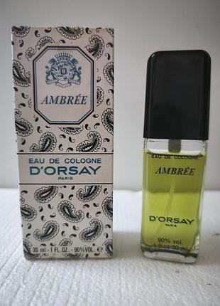 D'orsay ambree eau de cologne 30 ml