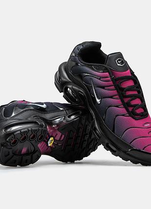 Мужские кроссовки nike air max plus tn black pink 40-41-42-43-44