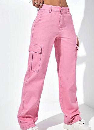 Брюки карго котонові shein р.m