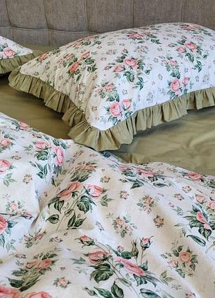 Каприз, cotton нав 50*70см з рюшею (євро на рез.)