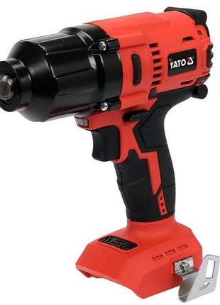 Гайковерт ударный акумуляторный безщеточный yato: квадрат-1/2", 700 нм, li-ion 18в, 3 агод (пр-во yato)